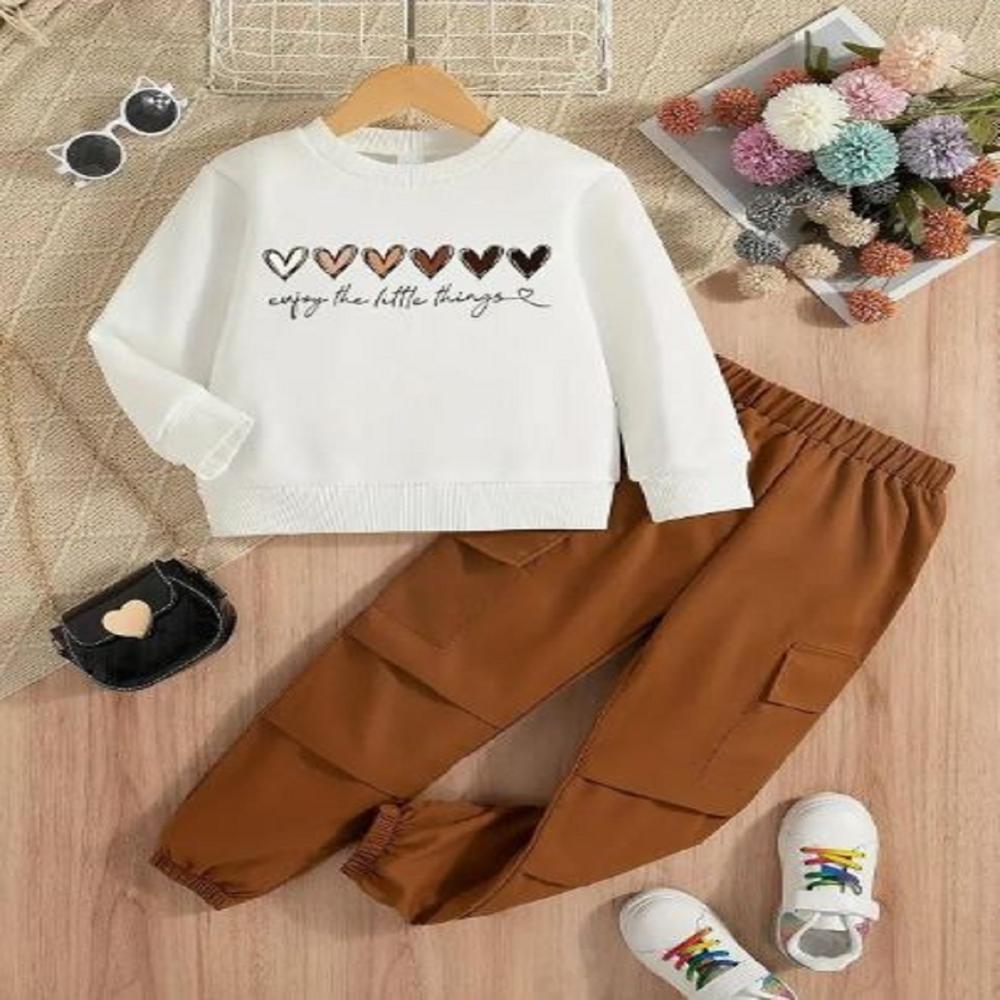 Sweet Fruit Girls Top Bottom Set For Kids