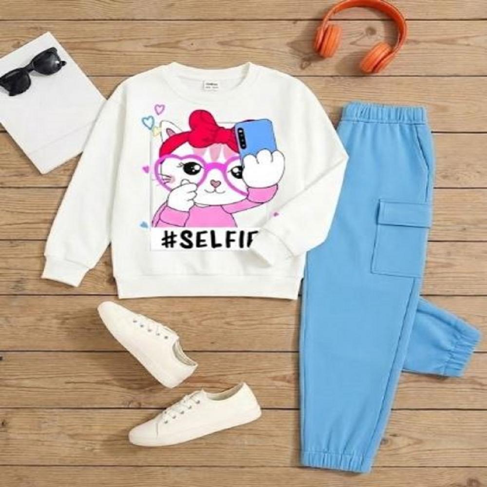 Beleiv In Your Self Girls Top Bottom Set