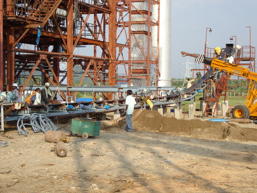 अश हैंडलिंग बेल्ट कन्वेयर