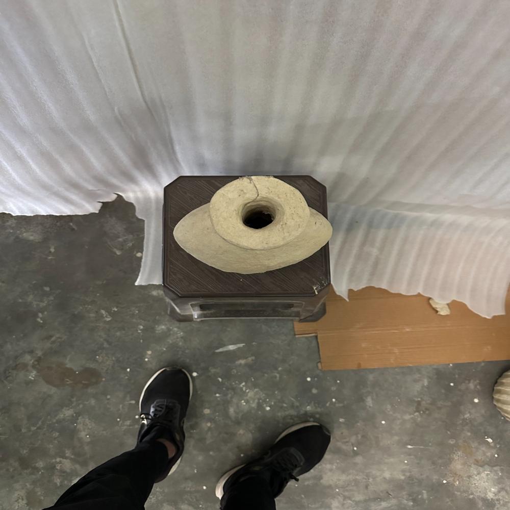 Paper Mache Flower Pot
