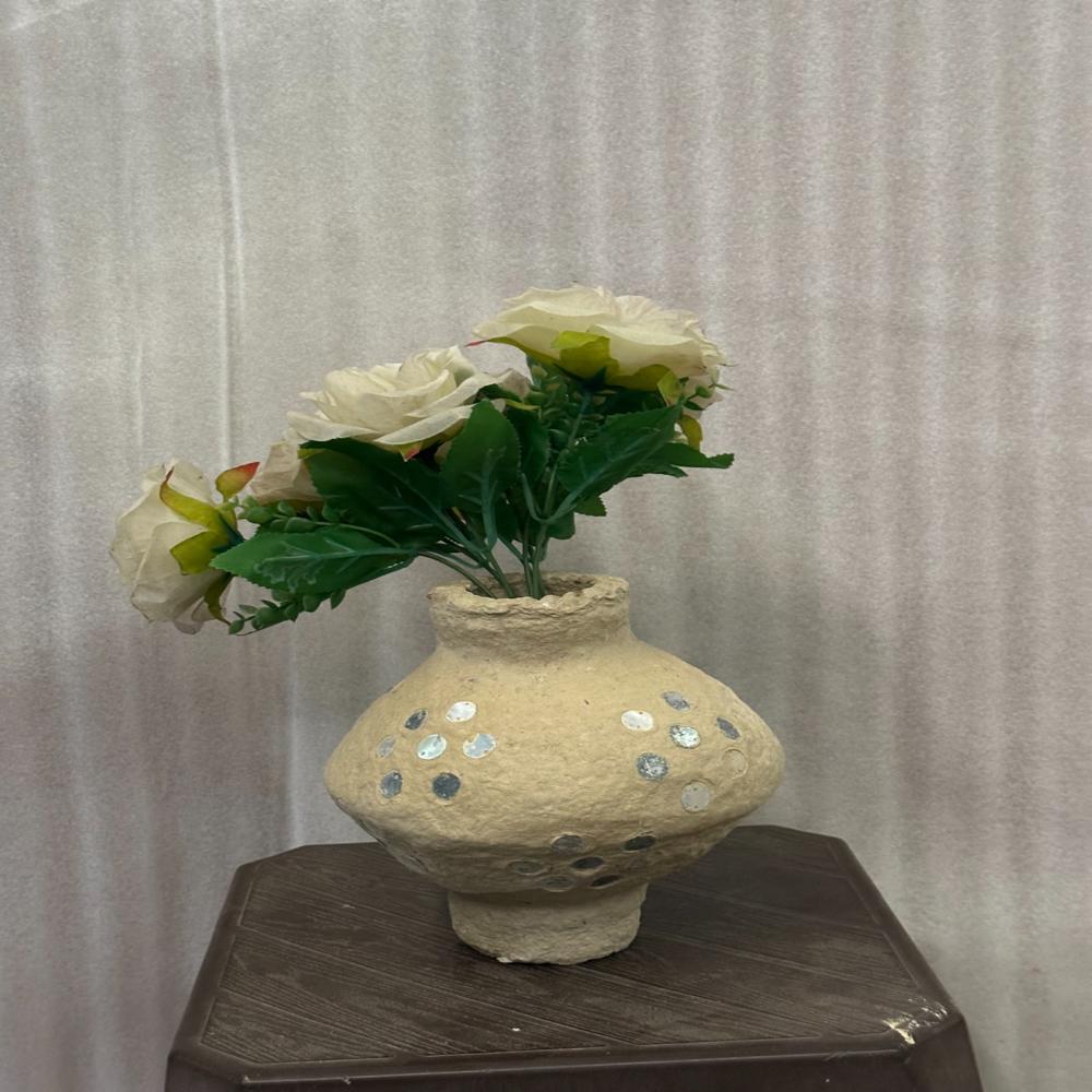 Decorative Paper Mache Pot