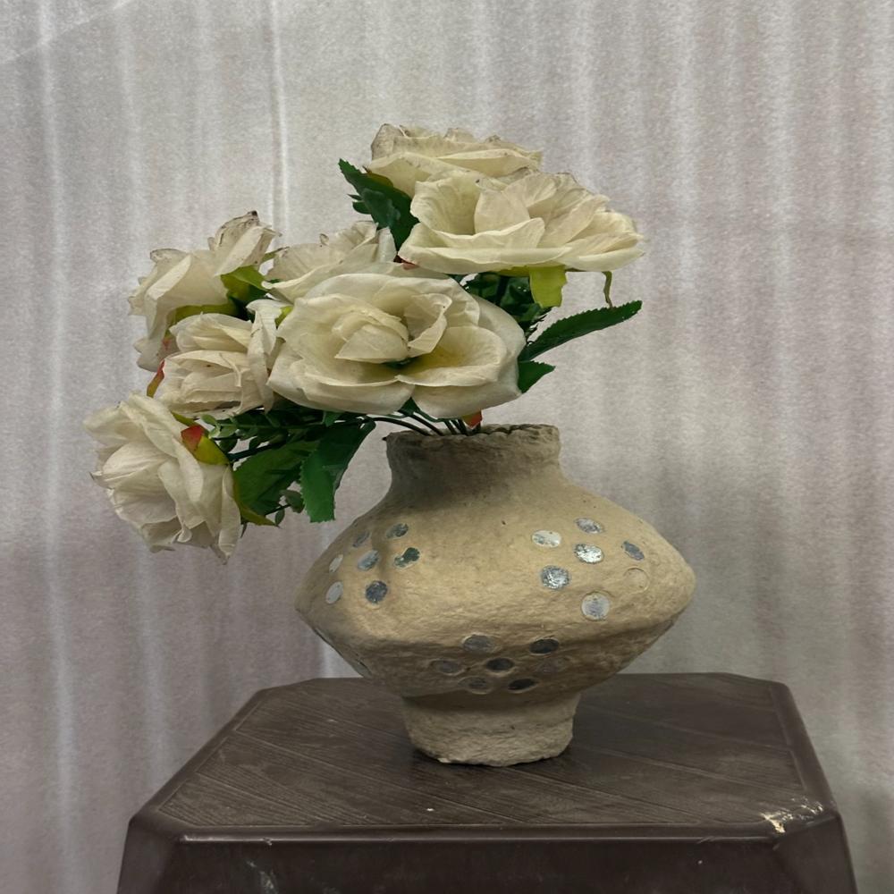 Decorative Paper Mache Pot