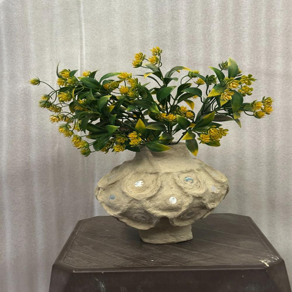 Decorative Paper Mache Pot