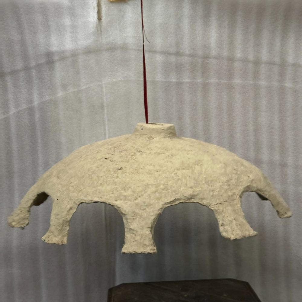 Paper Mache Lamp