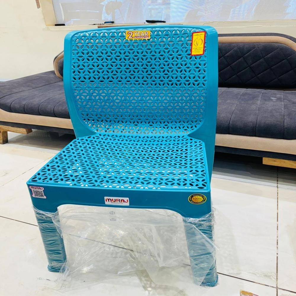 Plastic Spider Armless Chair - Color: Green