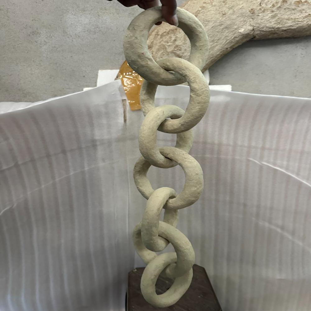 Paper Mache Chain Rings