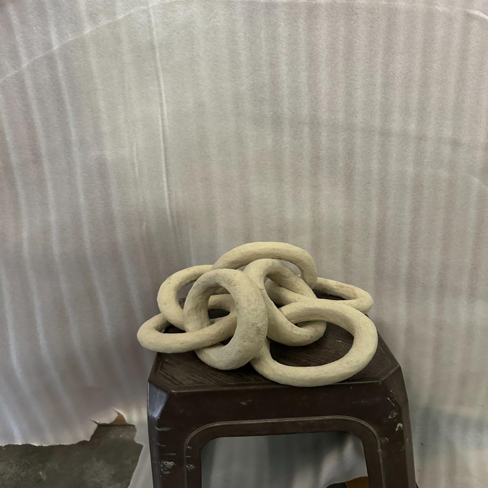 Paper Mache Chain Rings