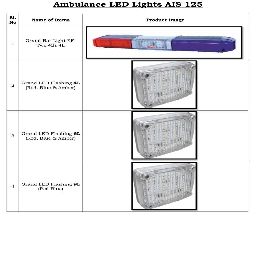 Grand Bar Light EF-Two 42S RWB with PA System (Model AIS 125)