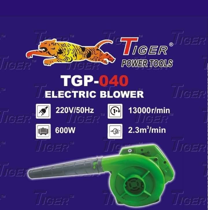 Tiger Pro Electric Blower Machine - Color: Green-Black