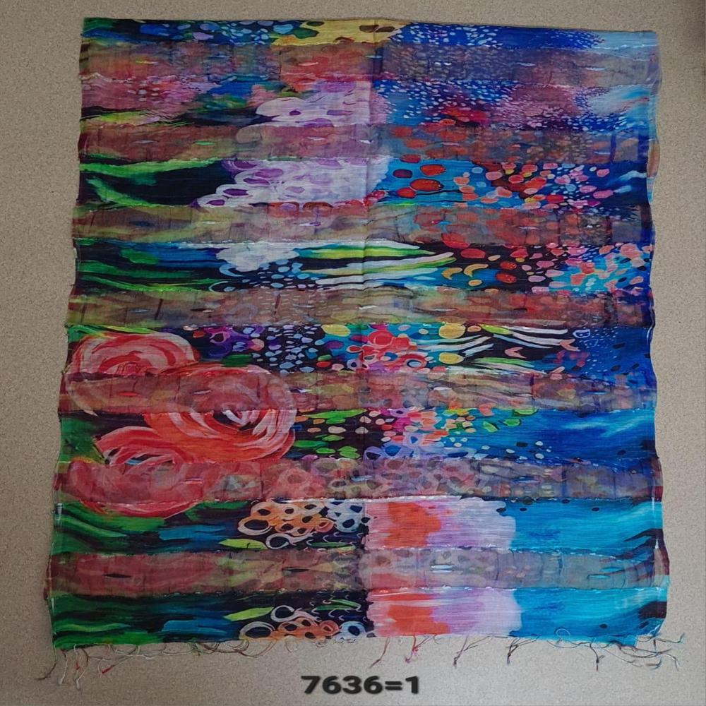 Silk Cotton Digital Printed Stoles