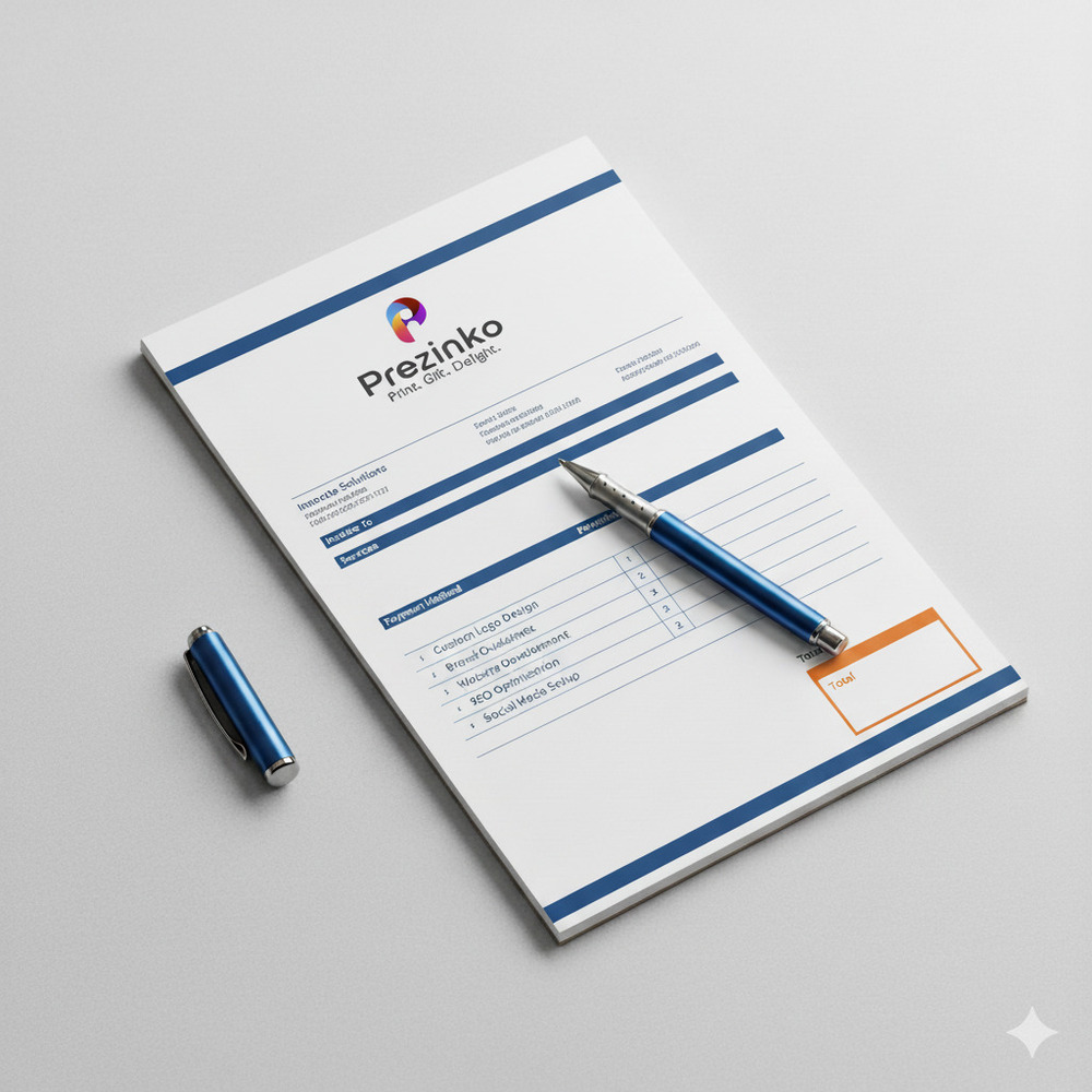 Full Colour Printed Bill Books