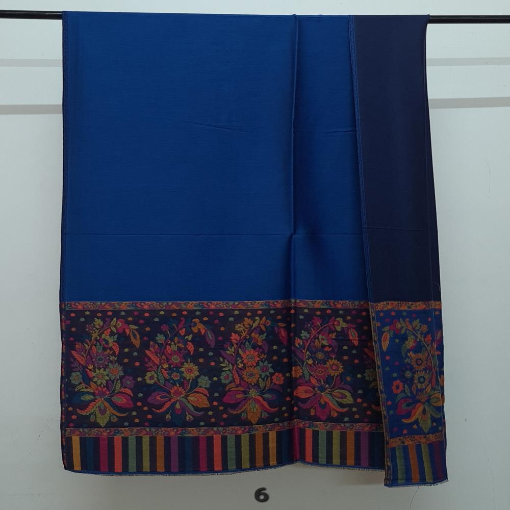 Pure Wool Reversible Jamawar Palla Stoles