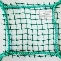 2.5mm Thickness 45mmsq Mesh Size Vigo Cricket Net - Color: Green)