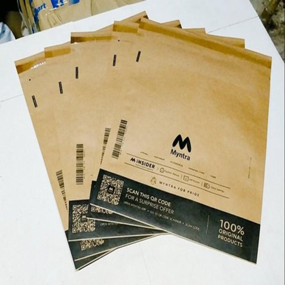 Flap Seal Tamperproof E-commerce Paper Courier Bags