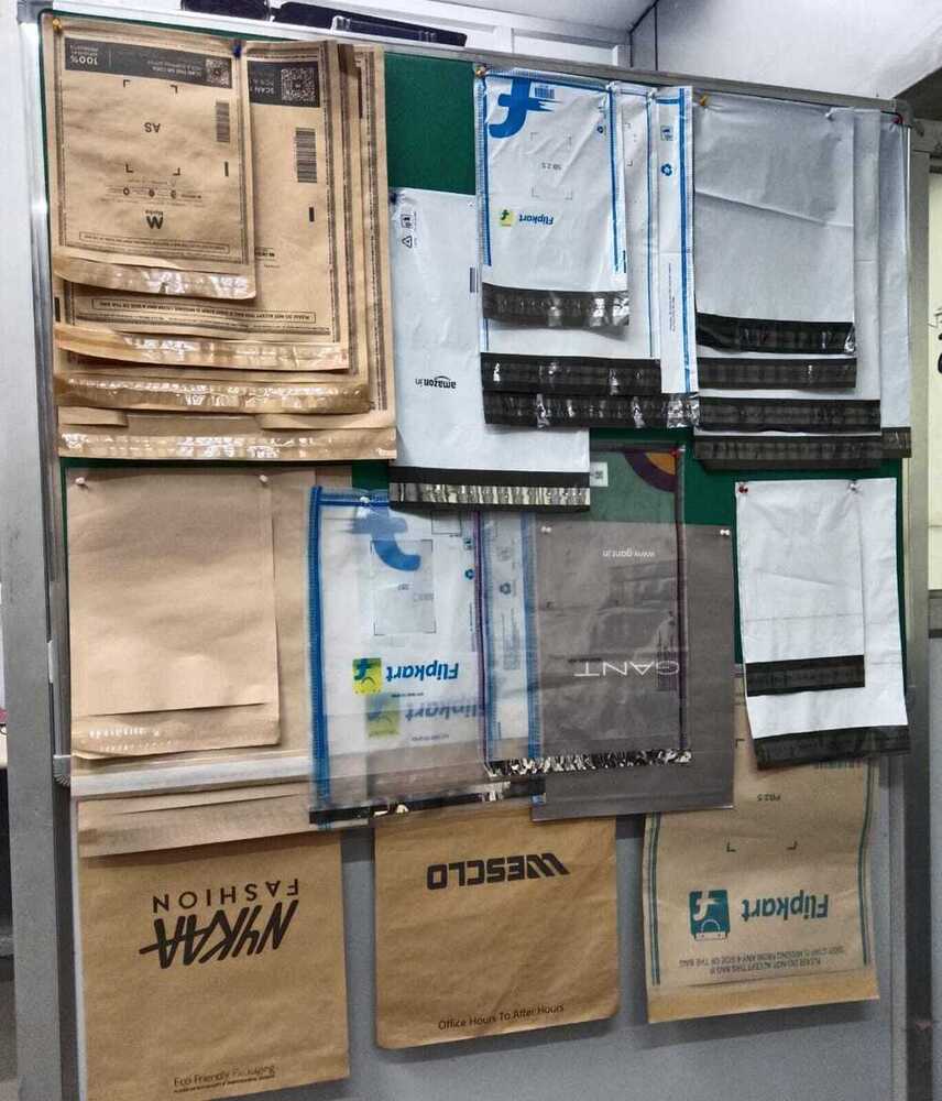 Flap Seal Tamperproof E-commerce Paper Courier Bags
