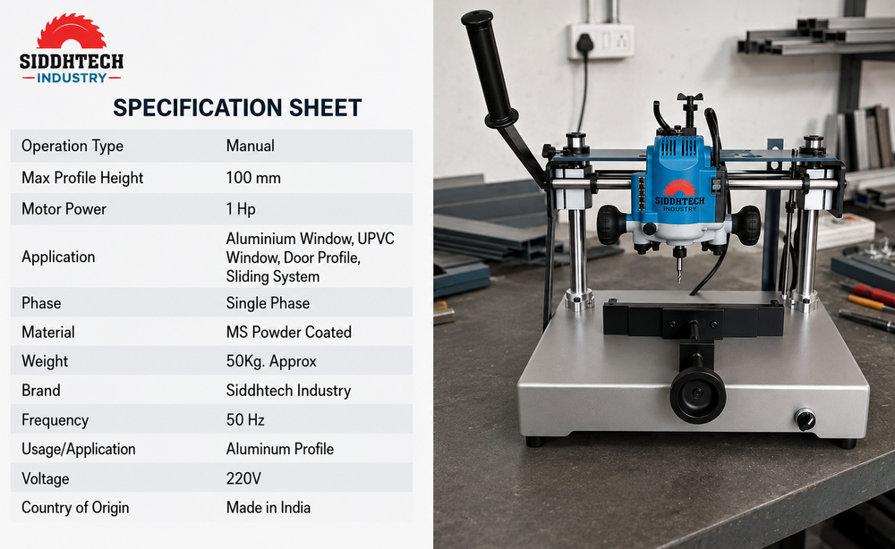 Alluminium Copy Router Machine