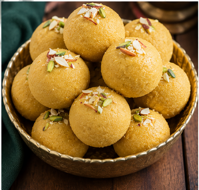 Deshi Ghee Besan mugal ladoo