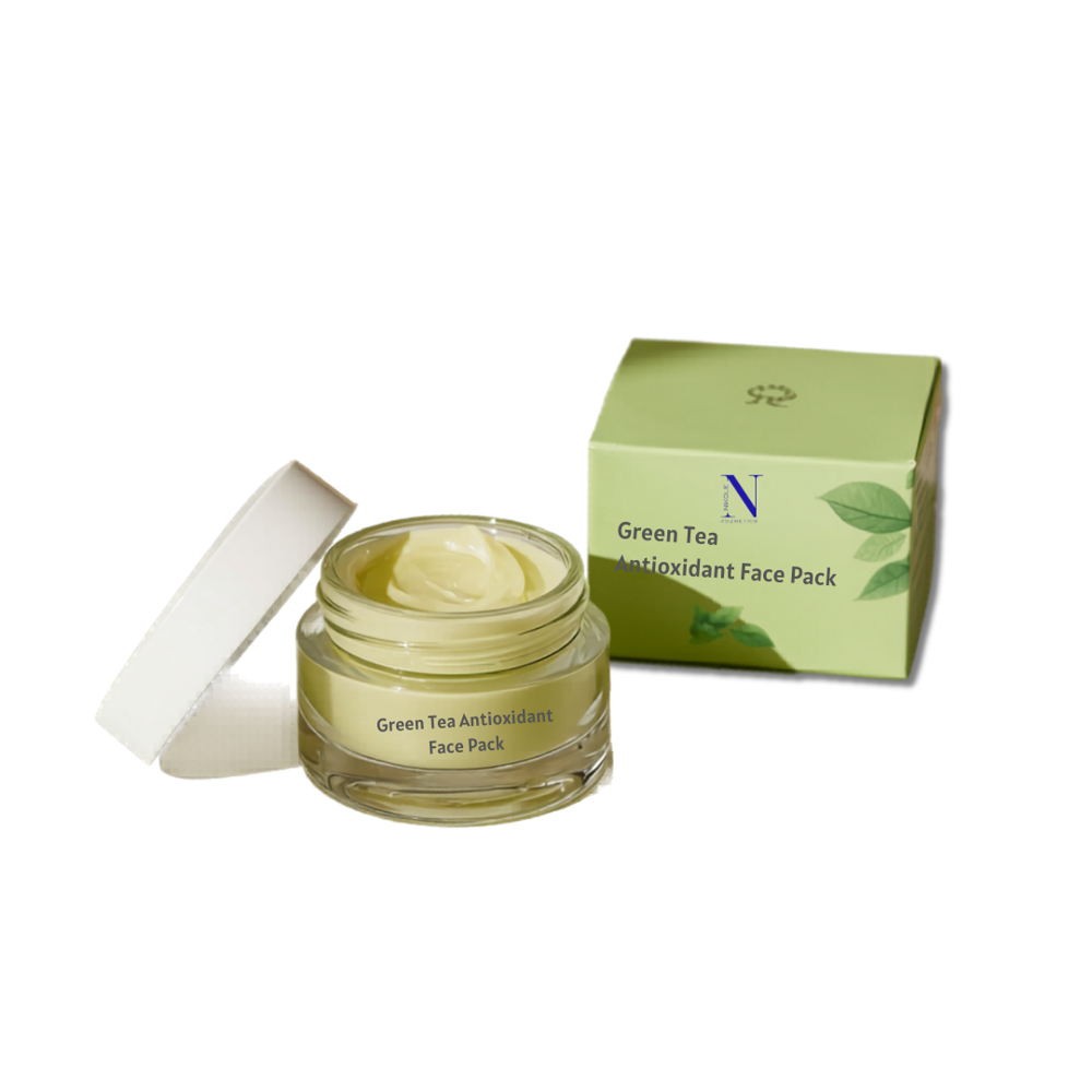Green Tea Antioxidant Face Pack - Attributes: Smudge Proof