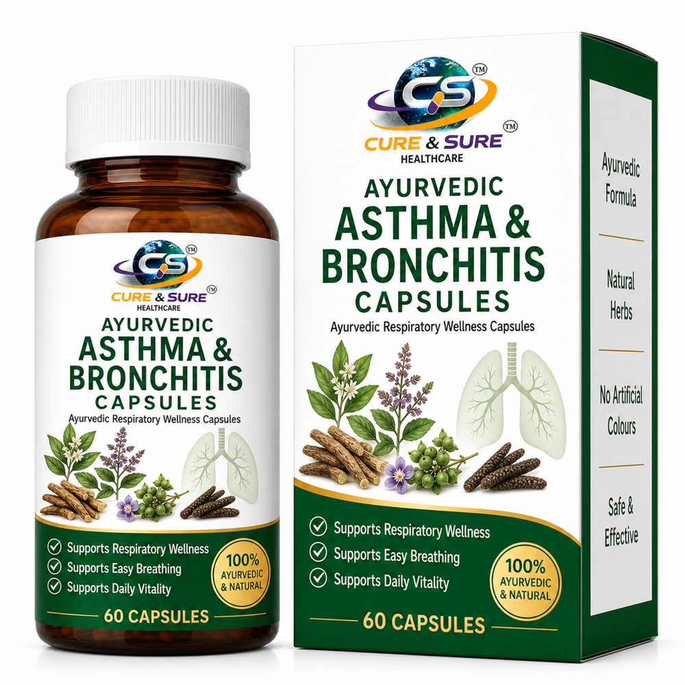 Ayurvedic Ashma & Bronchitis Capsules Third Party Manufacturing - Age Group: For Adults