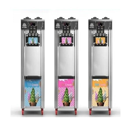 Vertical ice cream machine