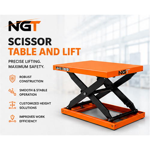 Scissor table and lift