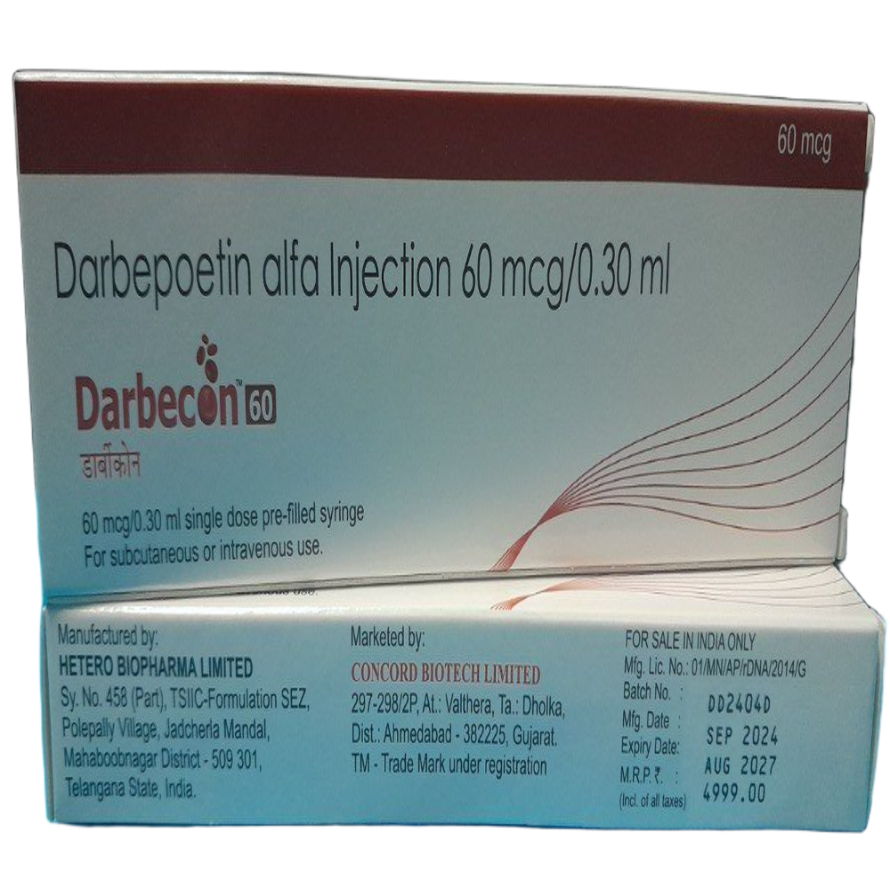 Darbecon 60mcg - Darbepoetin Alfa Injection