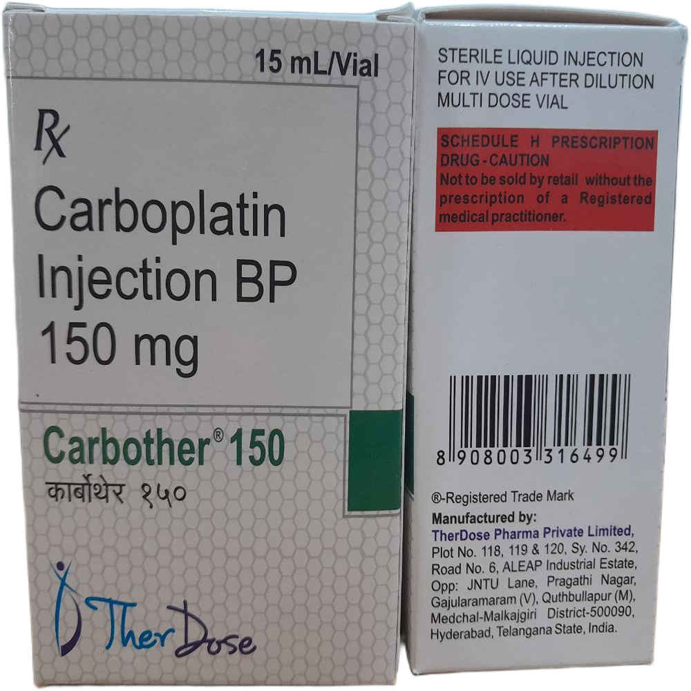 Carbother 150mg - Carboplatin Injection
