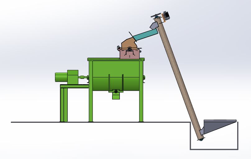 500 Kg Automatic Maize Flour Mill Plant