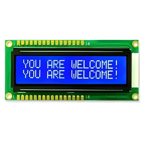 RG1602 Character LCD Display View Area Wider BLUE 16x02W