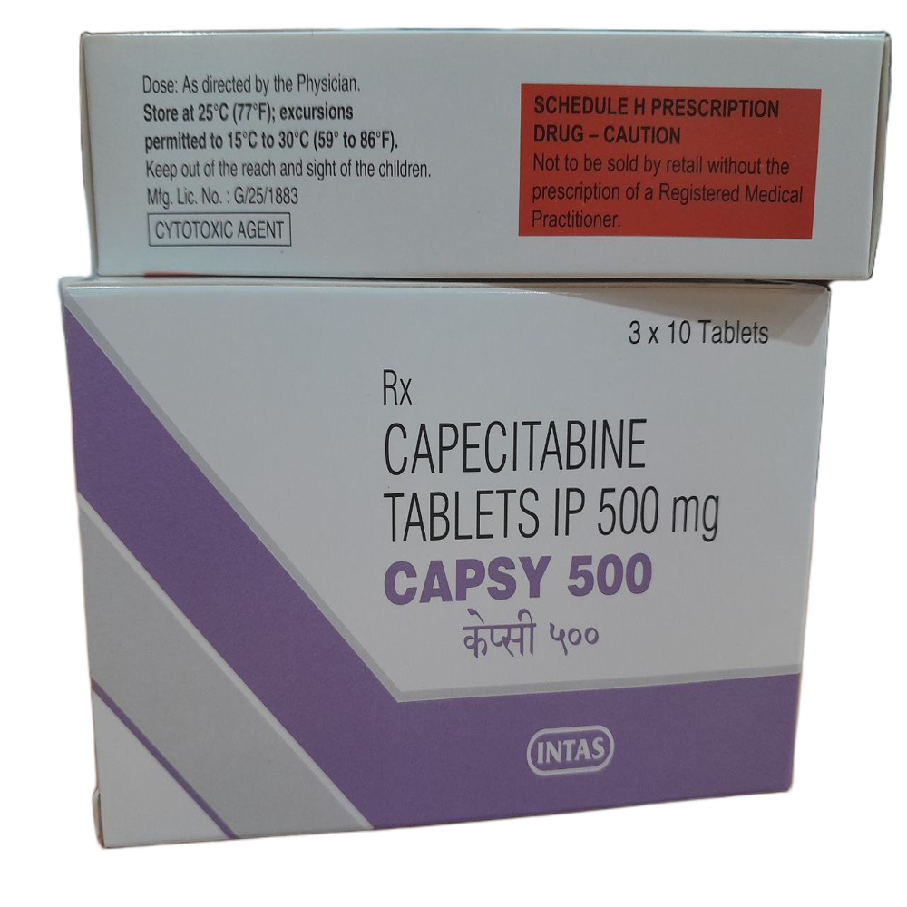 Capsy 500mg - Capecitabine Tablets
