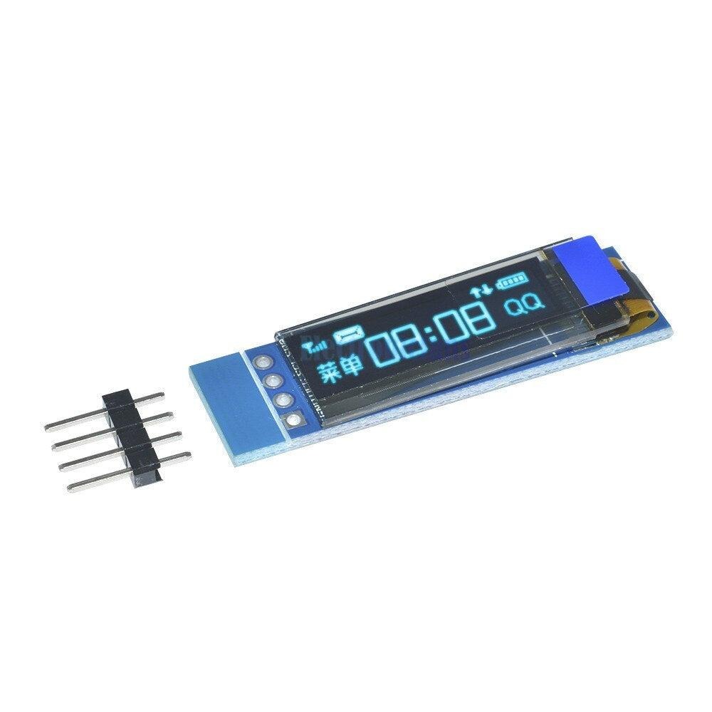 0.91 Inch 128x32 Iic I2c Blue OLED LCD Display Ssd1306 Driver DC 3.3v 5v Module