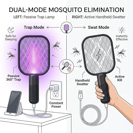 GECKO USB MOSQUITO SWATTER