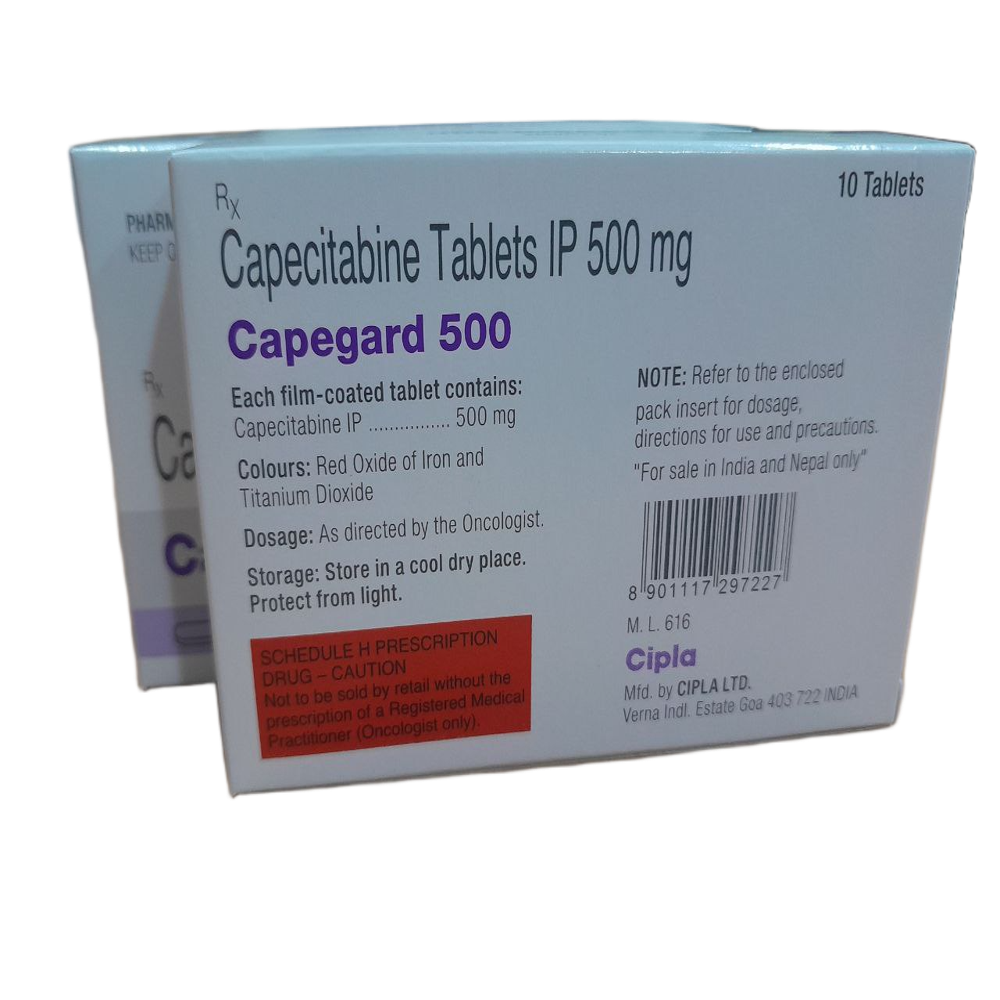 Capegard 500mg - Capecitabine Tablets