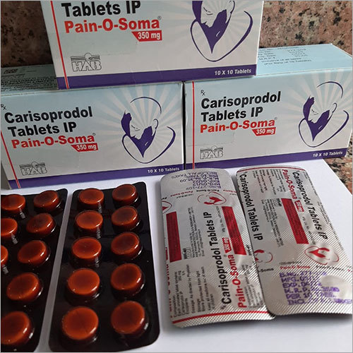 Pain-O-Soma Carisoprodol 350mg Tablet, Muscle Relaxant Tablets