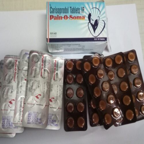 Pain-O-Soma Carisoprodol 350mg Tablet, Muscle Relaxant Tablets