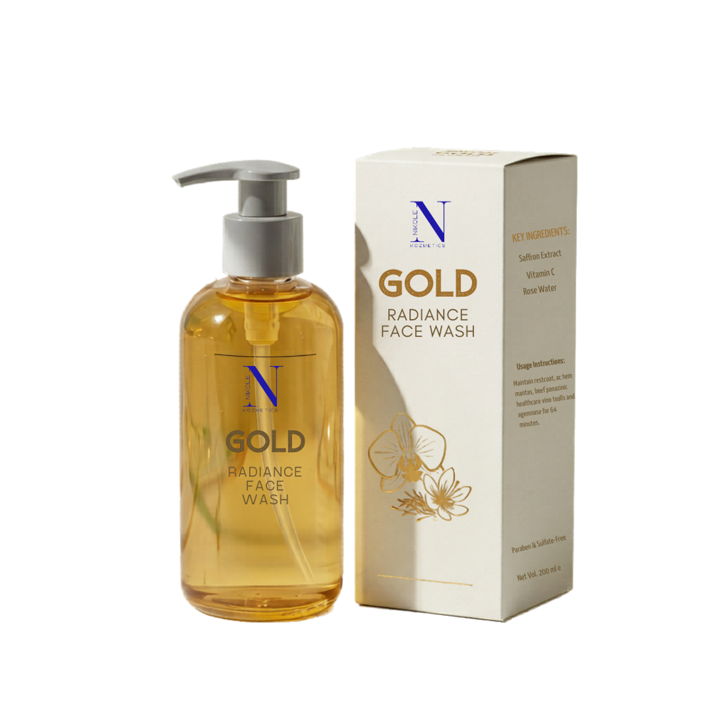Gold Radiance Face Wash - Attributes: Smudge Proof