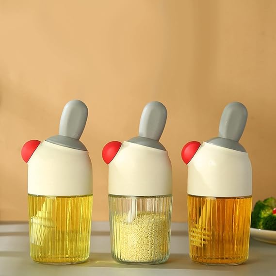 Home Glass Spice Jars Dipper