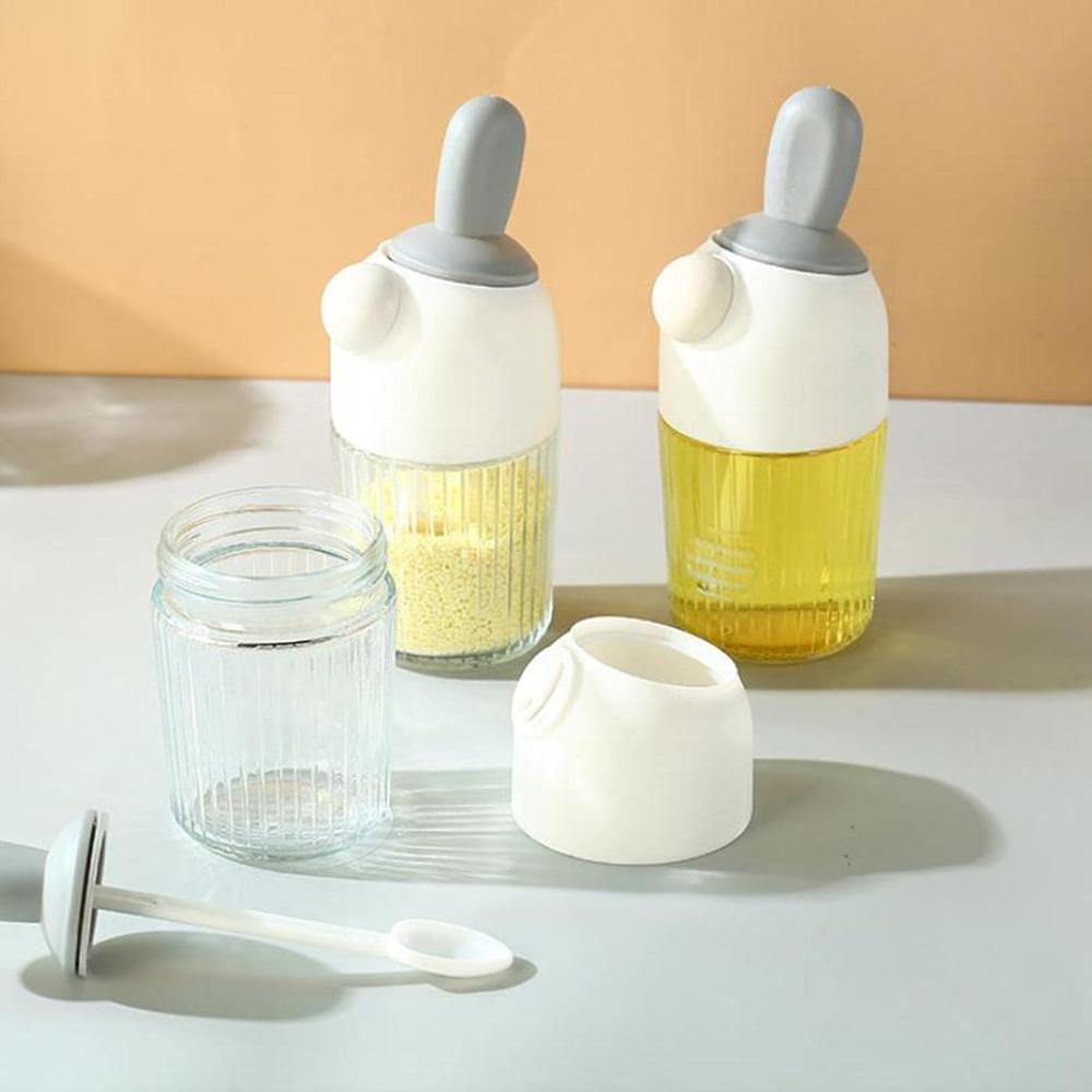 Home Glass Spice Jars Dipper
