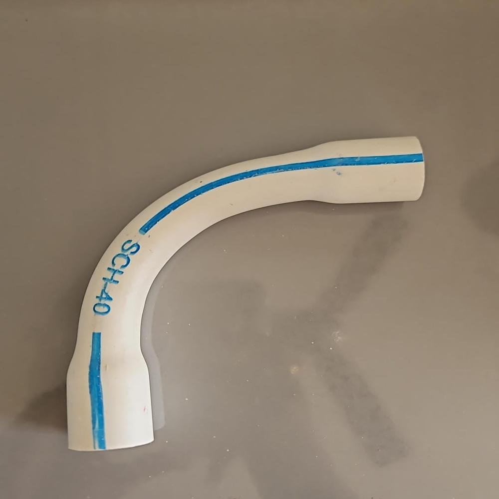 Upvc Long Bend - 90 Degree Buttweld With 90 D Bend Radius, Round Shape, White Color, 1/2 To 2 Inch Size, Warranty Included