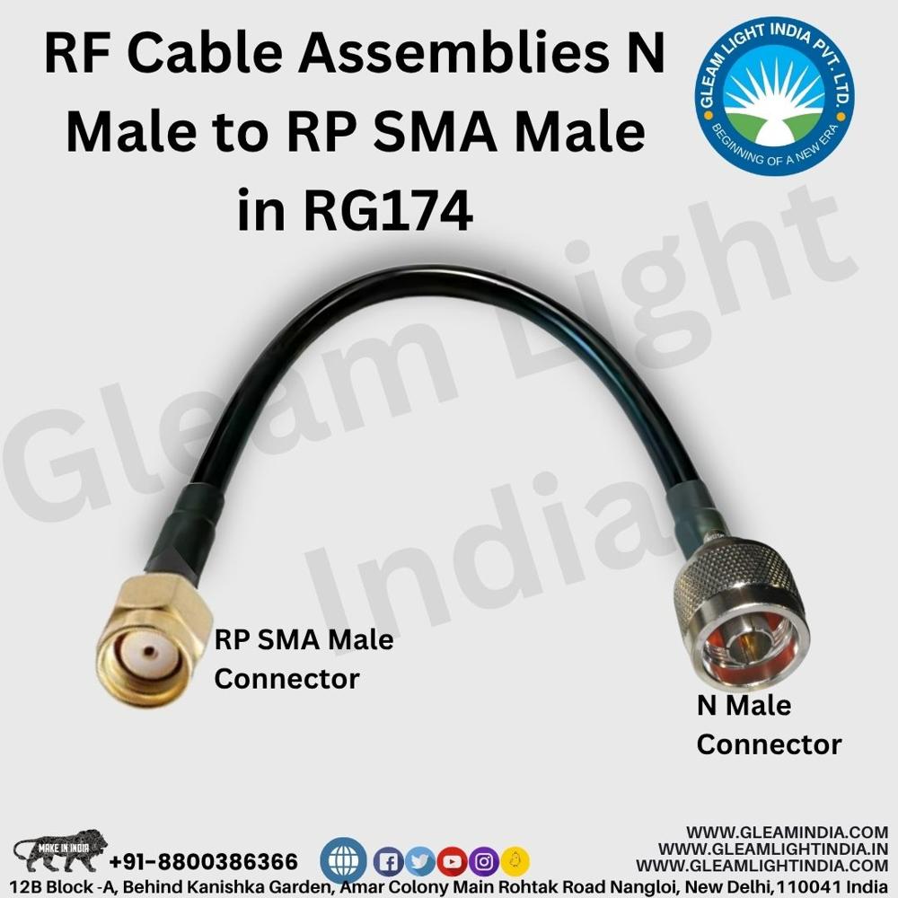 N-Type Male to RP SMA Male Connector Pigtail