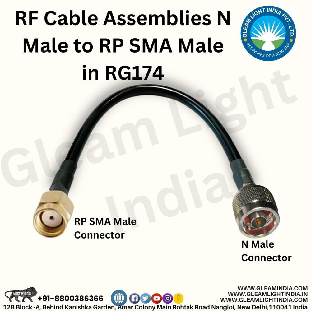 N-Type Male to RP SMA Male Connector Pigtail