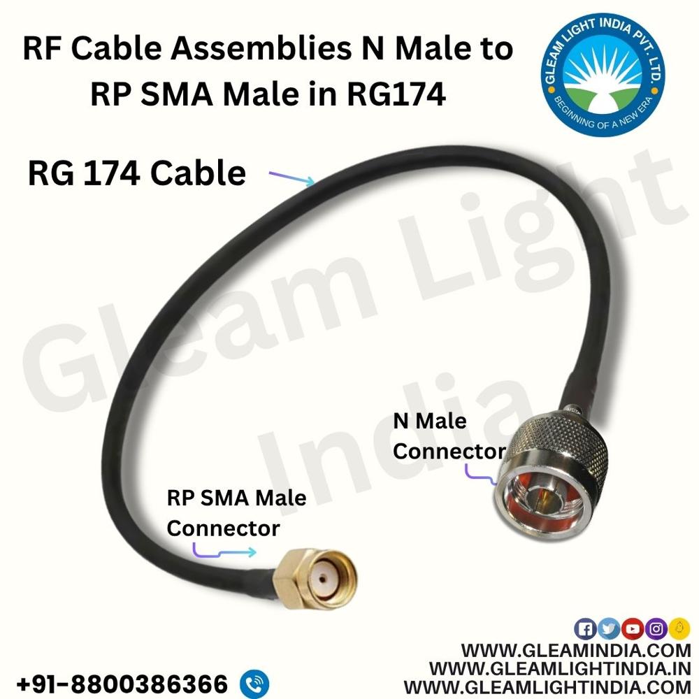 N-Type Male to RP SMA Male Connector Pigtail