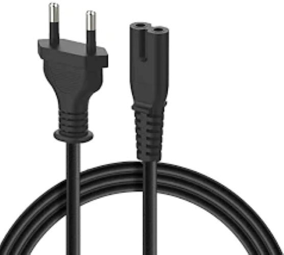 2-Pin Indian Laptop Power Cord , 1.5 M