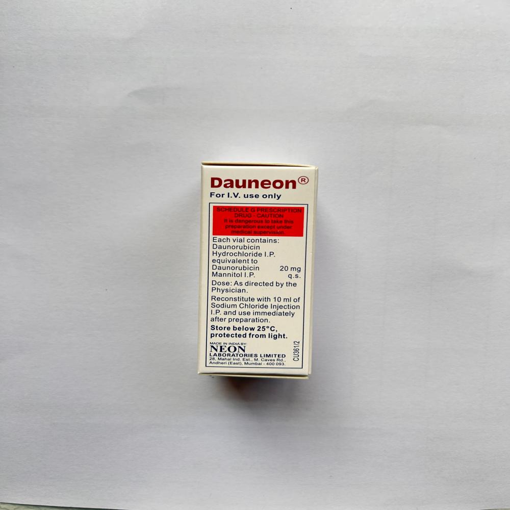 Daunorubicin injection 20 mg (20 mg/ml) Vial (1 ml)