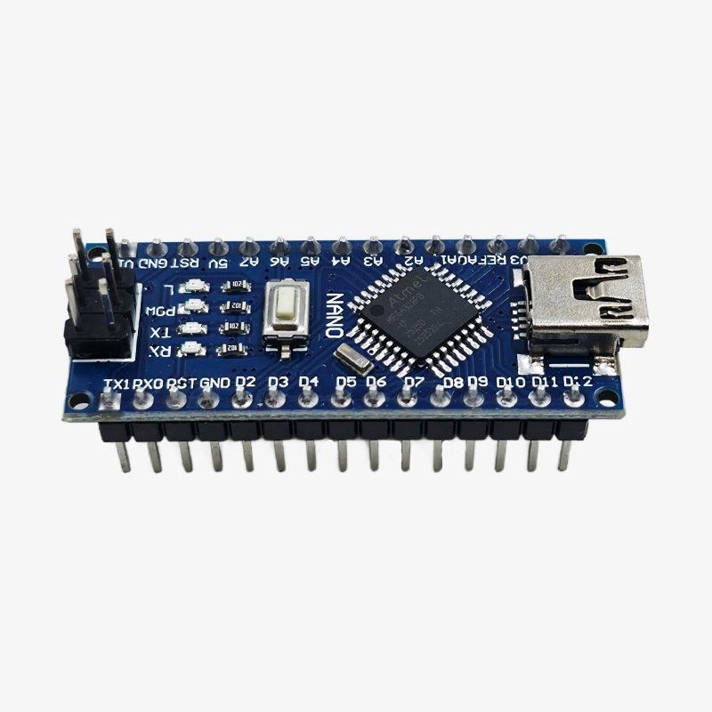 Nano Board R3 with CH340 Chip Microcontroller with Soldered Headper Pins with USB Cable