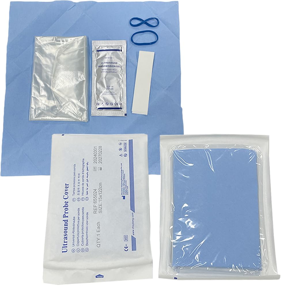 Ultrasound Probe Cover Kit Ultrasound Probe Cover with Gel Transducer Cover
