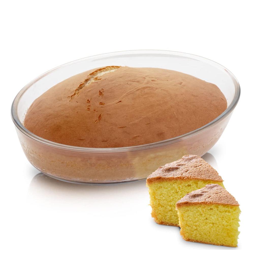 Agaro Elite Borosilicate Glass Baking Tray For Kitchen, 1600 Ml, Baking Dish, Serving Bowl, Otg, Oven & Microwave, Dishwasher And Freezer Safe, Oval, Transparent, Glass Bowl Container 33809 - Capacity: 1.6 Ltr