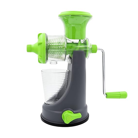 PLASTIC HAND JUICER WITH STAINLESS STEEL
