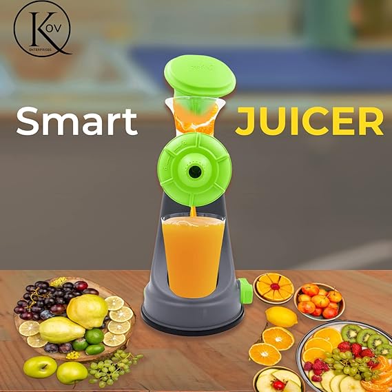 PLASTIC HAND JUICER WITH STAINLESS STEEL
