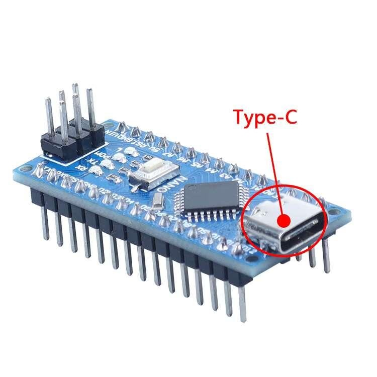 Nano Board Type-C ATmega328P Compact USB-C Development Board